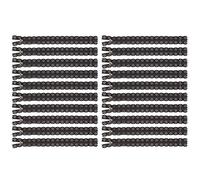 20 Pcs Fermetures Éclair En Nylon 20CM, Fermeture à Glissière Fleur en Dentelle pour Couture, Robe de Mariage Rose - Design Élégant, Durable et Polyvalent pour Vêtements et (Brun)