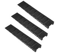 20 Pcs Furniture Balance Shims Levelers Plastic Spacers Wedges for Home Table Closet Rubber Gasket Adjustable Feet Padding pour Sols Fenêtres