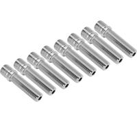 20 PCs goupille de roue prolongée 58mm vis de conversion étapes adaptateur 41 mm longueur de la tige M14x1.25-m12x1.5
