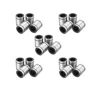 20 Pcs LM20UU 20X32X42mm Double Face Caoutchouc Joint Lineaire Boule de Mouvement Palier Bague
