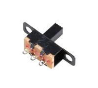 20 pcs/lot interrupteur à glissière 3PIN 2 positions 1P2T interrupteurs à bascule marche-arrêt poignée haute 6mm SS12F15VG6