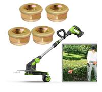 20 Pcs M10 x 1.25 Left Thread Blade Nuts for Irrigation Timers Lawn Mowers Brush Cutters Accessories