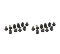 20 Pcs M5 Écrous de Puits de Caoutchouc 5 Mm 0,2 Pouce Motriques Métriques Boulons de Pare-Brise Vis de Fixation Réglable pour Véhicules Automobiles Camions 4X4 SUV