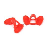 20 Pcs Pas de Pin Bolt Lunettes de Poulet Anti Hacking Verres Poulet Machines Agricoles Rouge