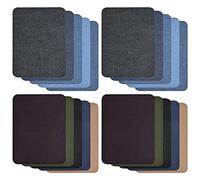 20 Pcs Patch Thermocollants, Denim Patch en Tissu, Patchs de Vetement, Patches à Repasser Autocollant, Fer Sur des Patchs, Patches Décoratifs Pour Vêtement T-Shirt Jeans Veste Sac