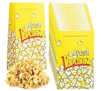 20 PCS Petites Boîtes de Pop Corn 29×15.5×8 cm Pot Popcorn Rétro Bonbons Gâteries Conteneur pour Fêtes Anniversaire, Soirées Cinéma, et Noël
