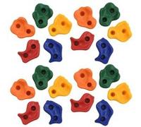 Pierres d'Escalade 10 pcs PE Ensemble de Prises Poignées Mur Jardin vidaXL