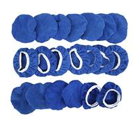20 Pcs Polissage Bonnet Tampons Tampon Bonnets Waxers Microfibre Épilation À La Cire Couverture De Polissage De Voiture Réparation Polissage Tampon En Microfibre pour 5 À 6 Pouces Polisseuse De Voitur
