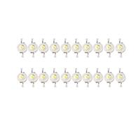 20 pcs Puissance 2 Pin 3W Blanc LED compte émetteur 170-190LM 6000K