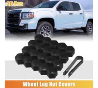 20 pcs Roue Cosse Écrou Couvercles pour Land Rover Range Rover 22mm Noir