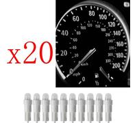 20 pcs T5 led 17 37 73 74 SMD voiture lampe LED tableau de bord voiture instrument ampoule 12 V blanc