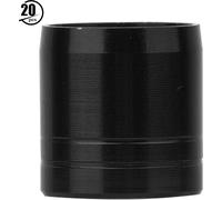 20 PCs Universal Aluminiumlegierung Explosions -Proof Ring Bow und Pfeilzubehör Set (schwarz 7,6 mm)