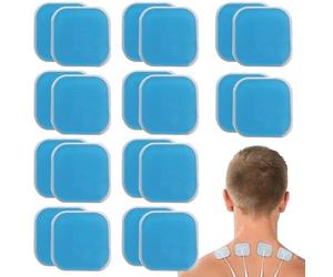 20 Pcs45x45Mm Patch D'Électrode,Electrodes Pour Electrostimulateur,Électrodes De Rechange,Coussinet En Gel,Utilisable Sur Les Coussinets En Gel Beurer Em 59,Compatible Avec Tens-Ems Électrodes Pads