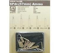 Afv Club 1:35 - 6 Pdr (57mm) Ammunition (Afv35174)