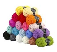 20 pelotes de laine acrylique - Fantasia - 80 m Multicolore G