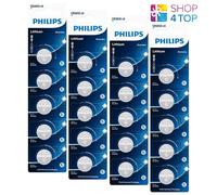 20 Philips Cr2032 Piles Lithium 3V Boutons 5Bl Exp 2031 Août NEU