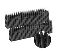 20 Pic Anti Pigeon,Pique Anti Pigeon Durable et Facile à Installer et à Démonter,Pics Anti-Oiseaux pour Balcon, Toit, Rambarde et Terrasse,Convient pour l'Extérieur, Noir