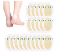 20 Pièce comprimés Invisible Hydrocolloid Gel,soulager la douleur de frottement,coussinets imperméables pour protection de la peau pour prévention et soin des au pied,orteil et talon