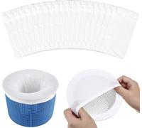 20 Piece Swimming Pool Skimmer Socks,Pool Skimmer Socks Nylon Filter for Skimmer Basket Reusable Sock Filter Pool Protect Clean Pool,Leaves,Foam
