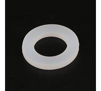 20 pièces 1/4quot; 3/8" 1/2" 3/4" 1" Joint plat en silicone Joint torique Joint d'étanchéité Anneau de plomberie Robinet Rondelle d'étanchéité Anneau d'étanchéité-3l4 pouces, Blanc, 3 mm