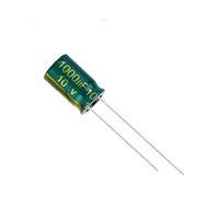 20 pièces 10V1000UF 8X12 10V 1000UF faible ESR/impédance condensateur électrolytique en aluminium haute fréquence taille 8X12 10v 1000uf 20% Appareils électroniques