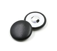 20 pièces 11mm - 32mm Boutons en Cuir Bricolage Couture vêtements Accessoires Coupe-Vent Manteau canapé Bouton, Noir, 15mm
