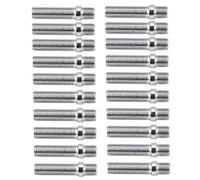 20 Pièces 12x1.5 Roues Goujon 50mm Roues étendues Conversion de Goujons 12x1.5 à 12x1.5 Goujons Adaptateur de Vis Adapté pour 1998-2008
