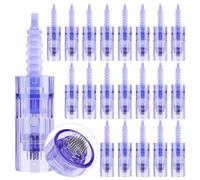 20 Pièces 36Pin Aiguilles A6 Microneedling de Cartouches de Remplacement pour Derma pen A6/A10/M5/M7, Dermapen Microneedling Pour Micro Needle Appareil Pen, Auto Derma Stylo (36 Épingles, 20Pcs)