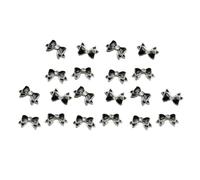 20 Pièces 3d Double Pont Avec Strass Nail Art Pour Ongles/Téléphones Portables