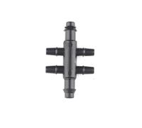 20 pièces 4/7mm connecteurs de tuyau d'arrosage 4/7-3/5mm connecteur de réduction jardinage Micro système d'irrigation goutte à goutte raccords de tuyau d'eau(4/7mm-3l5mm 6-Way)