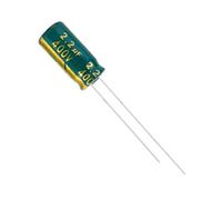 20 pièces 400V2.2UF 400V 2.2UF 8 * 12MM faible ESR/impédance condensateur électrolytique en aluminium haute fréquence Appareils électroniques