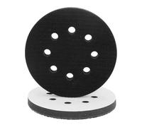 20 Pièces 5 Pouces 125mm 8 Trous Crochet Et Boucle Éponge De Densité Douce Coussin Tampon D'interface, Compatible For Ponceuse Festool Polissage Meulage