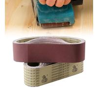 20 Pièces 75 * 457mm Papier Abrasif Papier a Poncer Grains 80/120/150/240/400 Toile Emeri Sanding Belt Papier Poncage Papier Abrasif pour Ponceuse Bande Abrasive Pour Ponceuses à Bande