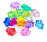 20 pièces acrylique cristal pierre gemme pierre de glace concassée Aquarium coloré pierre Aquarium Vase aménagement paysager décoration-couleur mélangée