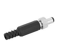 20 pièces adaptateur de connecteur de prise d'alimentation mâle cc extrémités Type de soudure avec serrure en plastique métal 5.5x2.1mm pour lecteurs multimédia Audio