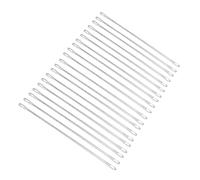 20 Pièces Aiguille à Double Chas en Métal 9 Cm Aiguille de Transfert Adaptée au Tricot Conception Raisonnable Réduisant Considérablement le Filaiguille à Double Chas pour