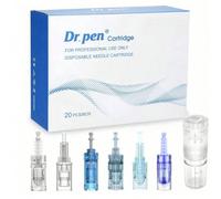 20 pièces Aiguilles originales, convenant aux modèles Ultima M8, M8S, M7S, A10, A6 - 100% Aiguilles originales Dr.Pen A8S M8S A9 - Convient pour le Minoxidil, les soins de la peau, le SPA, les soins p