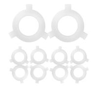20 Pièces Anneau Adaptateur E27 vers E14 en Plastique Blanc | Installation sans Outils, Remplacement Rapide, Format Léger et Portable, Adapté aux Ampoules E14 et Lampadaires