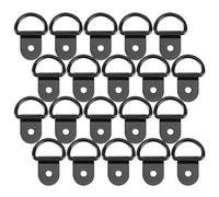 20 Pièces Anneau D'arrimage 3/8 Pouce Acier Inoxydable Noir