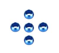 20 pièces, anneau de patte d'oiseau en aluminium diamètre intérieur 8/10 mm, étiquette d'identification pour entraînement au vol en extérieur,Bleu,Diamètre intérieur 8 mm