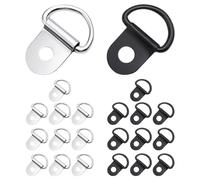 20 Pièces Anneaux De Traction En Forme De D, Anneaux En D Robustes, Anneaux D'Arrimage De Remorque, Anneaux D'Ancrage D'Arrimage, Crochets D'Ancrage D'Arrimage, Manille De Remorque, Bateaux