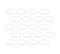 20 Pièces Anneaux de Tunnel Connecteurs Blancs, pour Hamster | Compatibilité Polyvalente, Installation Simple et Entretien Facile, pour Cages de Petits Animaux et Modules DIY
