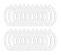 20 Pièces Anneaux en Caoutchouc pour Bocaux Weck, Anneaux en Silicone pour Bocaux, Anneaux de Convection, Joints de Rechange, Anneaux de Scellement en Silicone pour Couvercles de Bocaux