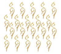 20 Pièces Appliqué Brodé Doré, Retouches et Loisirs | Polyester Or, Style Antique Classique, pour Paquet à Main et Jeans, Bricolage DIY, Cosplay