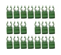 20 Pièces Attache Treillis Plante Clips Connecteur Croisée Universel Rotation Assemblage Fixation Solide pour Soutien Cultures Potager Serre Terrasse, 11mm