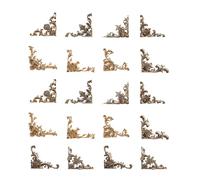 20 Pièces Autocollant D'angle En Relief Vintage Autocollant De Bordure Creuse Pour Scrapbooking Et Journal Artisanal Fait À La Main