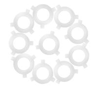 20 Pièces Bague de Conversion E27 vers E14 en Plastique Blanc | Installation Facile, Maintien Stable, Usage Résistant à L’usure, pour Suspensions, Réparations Domestiques, Restaurants