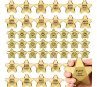 20 Pièces Balles Anti-Stress en Forme détoile, 5CM Balle Anti Stress Enfant de Sourire, Balle Anti Stress en Mousse, Balle Anti Stress Adulte pour Récompense, Cadeau dinvités, Sac de Remplissage (20)