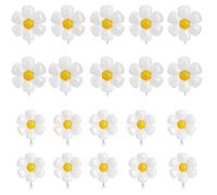 20 Pièces Ballon en Aluminium Marguerite - Gonflable pour Fête D'anniversaire, Mariage