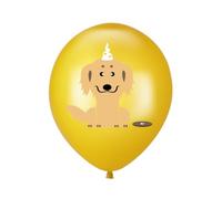 20 Pièces Ballons en Latex Imprimés Chien 12 Pouces | Décor de Fête pour Animal de Compagnie, Gonflage Facile, Couleur Vive, Accessoire Photo, Style Unique
